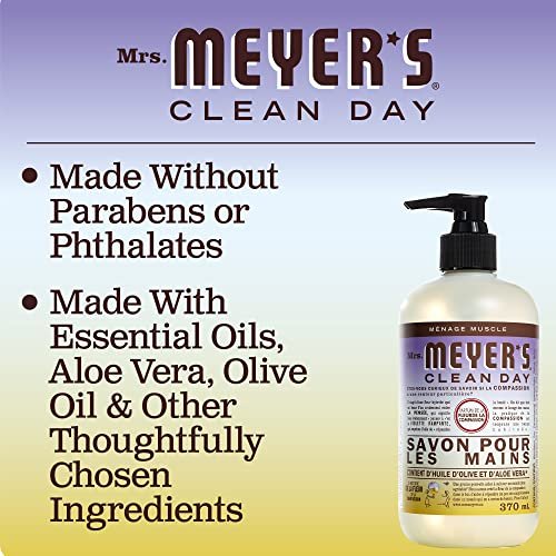 Mrs. Meyer's Clean Day Hand Soap, Compassion Flower Scent, 12.5 fl oz - görsel 6