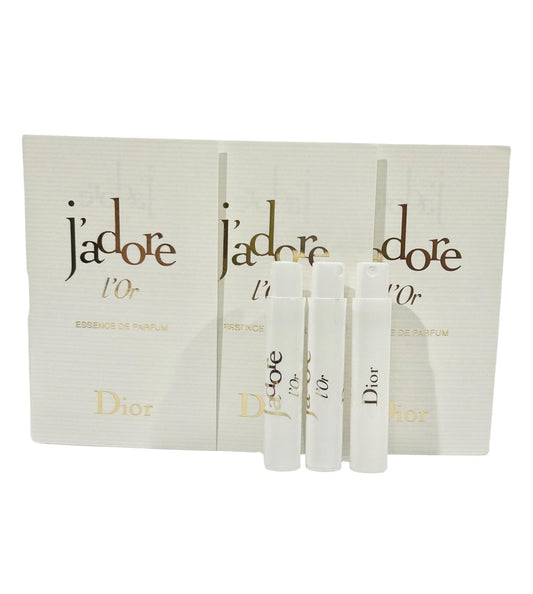 Dior J'adore L'Or Essence De Parfum Sample – 3 x 1 ml / 0.03 fl oz