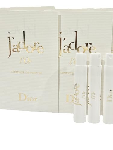 Dior J'adore L'Or Essence De Parfum Sample – 3 x 1 ml / 0.03 fl oz
