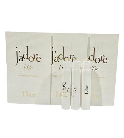 Dior J'adore L'Or Essence De Parfum Sample – 3 x 1 ml / 0.03 fl oz