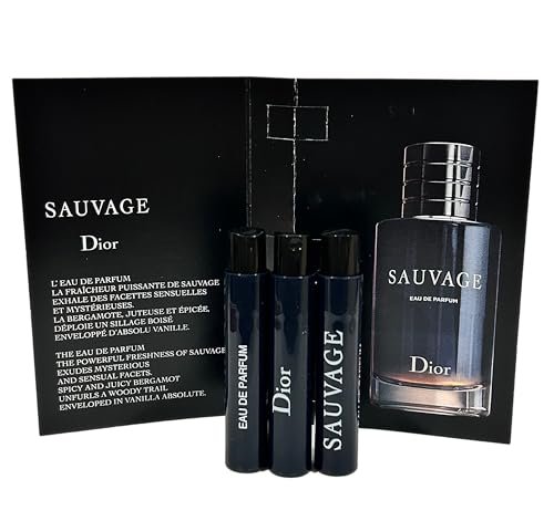 Dior Sauvage Eau de Parfum Sample Vial Set of 3 - 1 ml each Avelisse