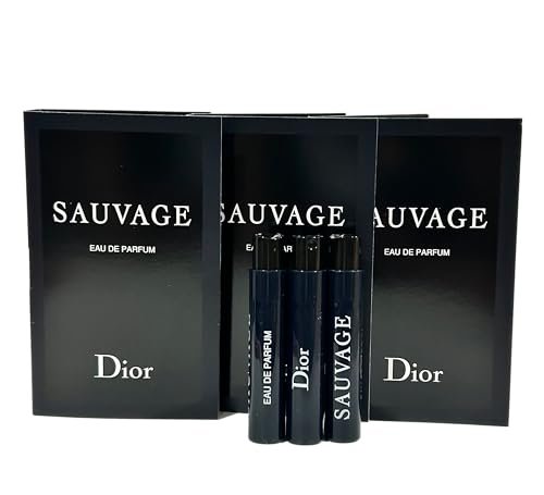 Dior Sauvage Eau de Parfum Sample Vial Set of 3 - 1 ml each Avelisse