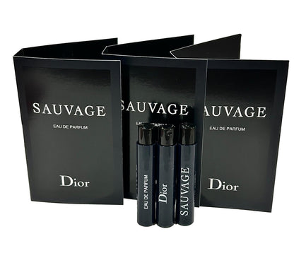Dior Sauvage Eau de Parfum Sample Vial Set of 3 - 1 ml each Avelisse