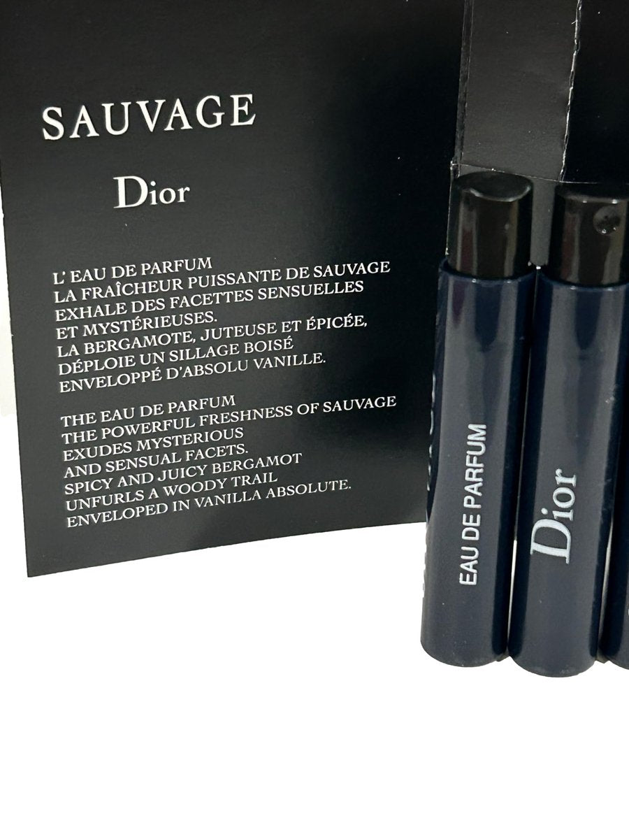 Dior Sauvage Eau de Parfum Sample Vial Set of 3 - 1 ml each Avelisse