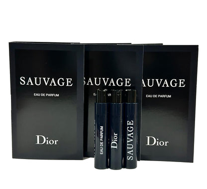 Dior Sauvage Eau de Parfum Sample Vial Set of 3 - 1 ml each Avelisse