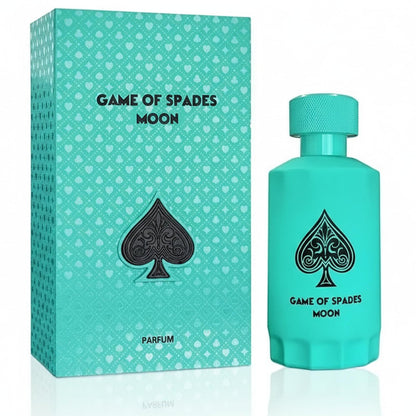 Jo Milano Game of Spades Moon Parfum Spray - 3.4 oz (100ml) Unisex Amber, Fresh, Sweet, Musky, Warm Spicy Fragrance Avelisse