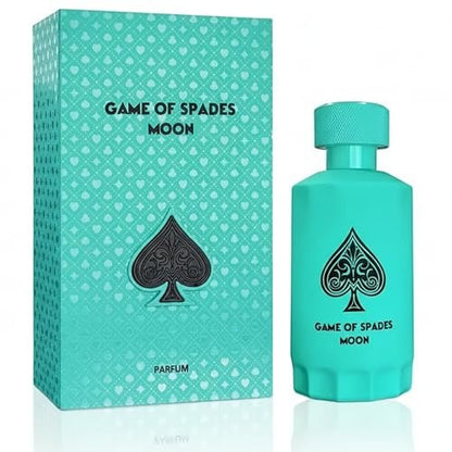 Jo Milano Game of Spades Moon Parfum Spray - 3.4 oz (100ml) Unisex Amber, Fresh, Sweet, Musky, Warm Spicy Fragrance Avelisse