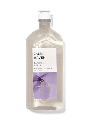 Bath & Body Works Calm Haven Lavender Iris Body Wash & Foam Bath - 10 Fl Oz Avelisse