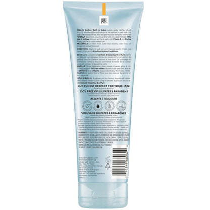 L'Oreal Paris EverPure Clarify Sulfate Free Shampoo with Antioxidants, Clarifying Shampoo for Hard Water Exposure and Styling Build-up, 6.8 Fl Oz