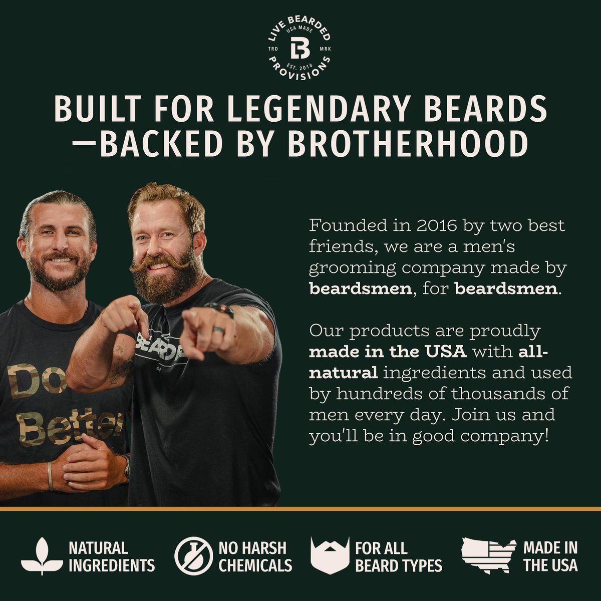 Live Bearded Beard Oil and Butter Grooming Kit Sample Pack with Comb – All-Natural Shea, Argan, Jojoba – Made in the USA Avelisse
