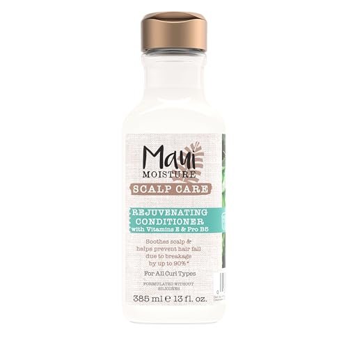 Maui Moisture Scalp Care Rejuvenating Conditioner - Soothing Curly Hair Conditioner with Vitamin E, Pro-Vitamin B5 & Aloe Vera, Silicone-Free, 13 fl. oz - görsel 2