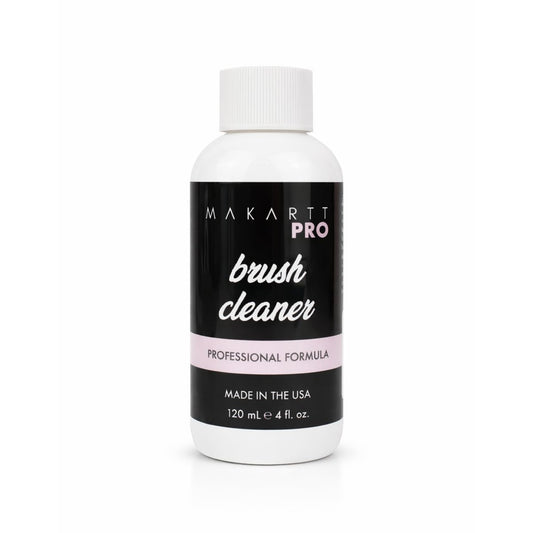 MakarttPro Professional Nail Brush Cleaner & Conditioner – 4oz Acrylic Brush Prep & Sanitation Solution, Made in USA Avelisse