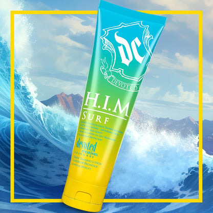 Devoted Creations HIM Surf - Electrolyte Infused Color Extending All Day Hydration Indoor/Outdoor Dark Tanning Intensifier (8.5 oz) Avelisse