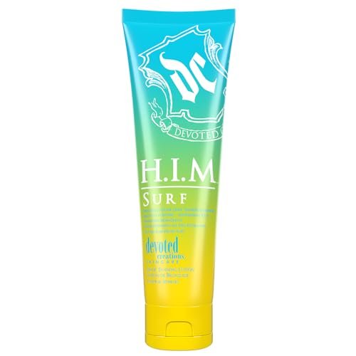 Devoted Creations HIM Surf - Electrolyte Infused Color Extending All Day Hydration Indoor/Outdoor Dark Tanning Intensifier (8.5 oz) Avelisse