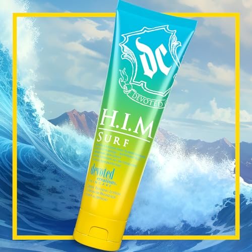 Devoted Creations HIM Surf - Electrolyte Infused Color Extending All Day Hydration Indoor/Outdoor Dark Tanning Intensifier (8.5 oz) Avelisse
