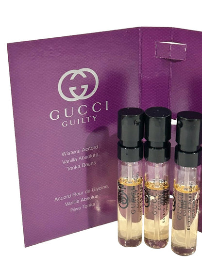 Gucci Guilty Elixir Sample Perfume for Women - 3 x 1.5 ml / 0.05 oz Spray Vials