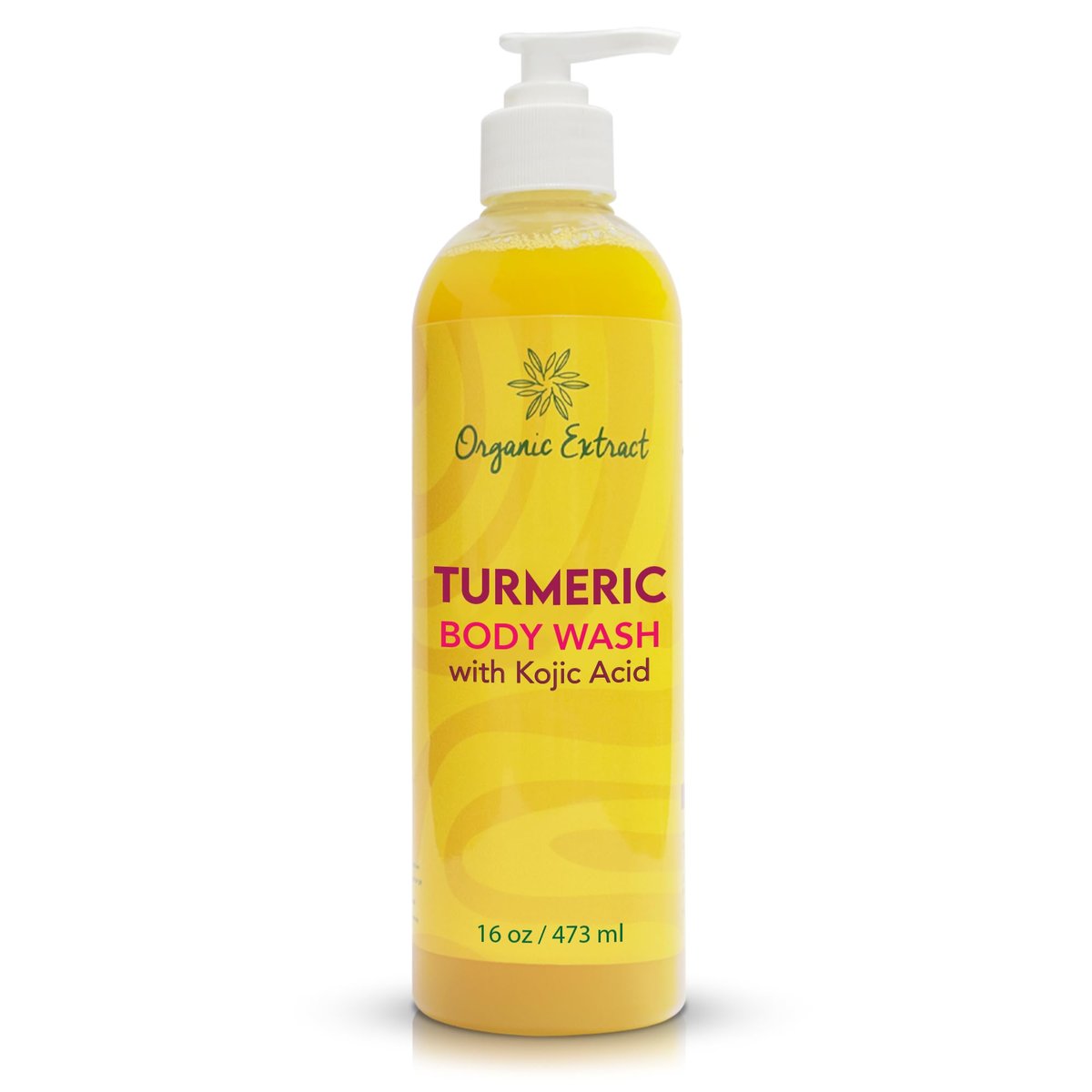 Organic Extract Turmeric Kojic Acid Body Wash – Skin Brightening Shower Gel with Shea Butter & Aloe Vera, 16 fl oz - görsel 1