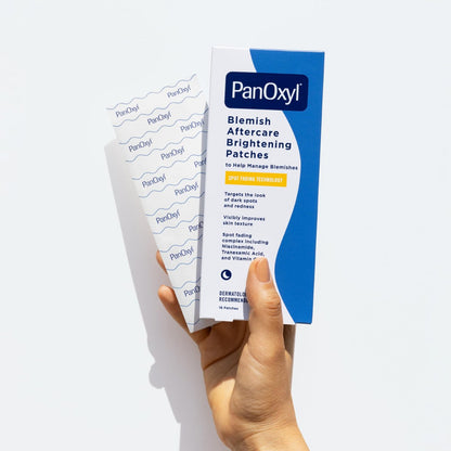 PanOxyl Blemish Brightening Patches – Dermatologist-Recommended Large Clear Patches to Fade Post-Acne Dark Spots and Reduce Redness, Vegan & Latex-Free, 16 Count