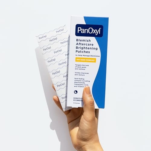 PanOxyl Blemish Brightening Patches – Dermatologist-Recommended Large Clear Patches to Fade Post-Acne Dark Spots and Reduce Redness, Vegan & Latex-Free, 16 Count - görsel 11