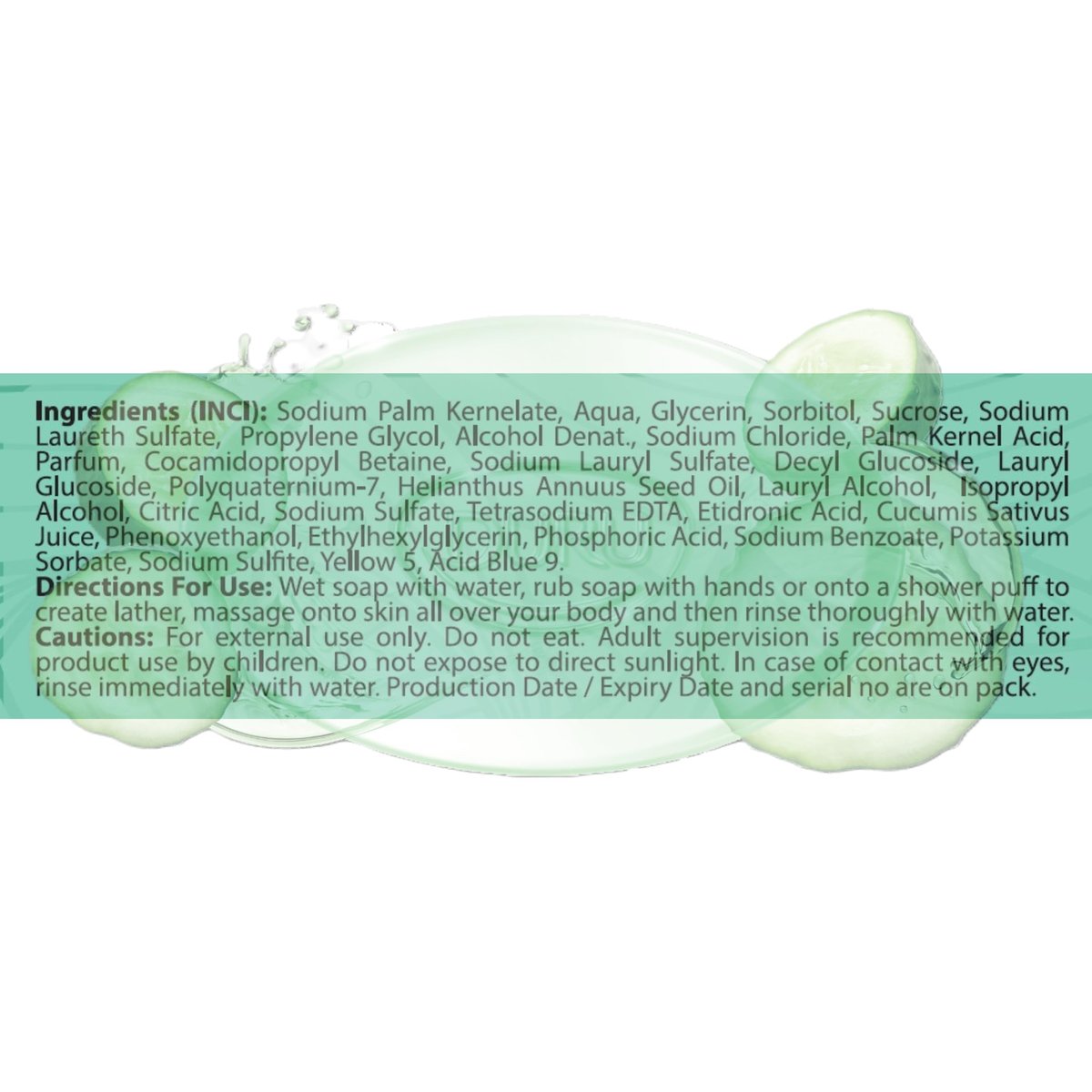 Duru Cucumber Glycerin Bar Soap - Moisturizing, Vegan, Paraben-Free Cleansing Bars for Sensitive Skin (3-Pack) - görsel 5