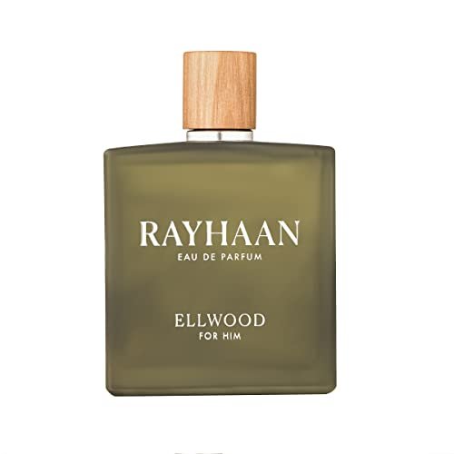 Rayhaan Ellwood Eau de Parfum Spray for Men, 3.4 oz - Woody Spicy Fragrance - görsel 1