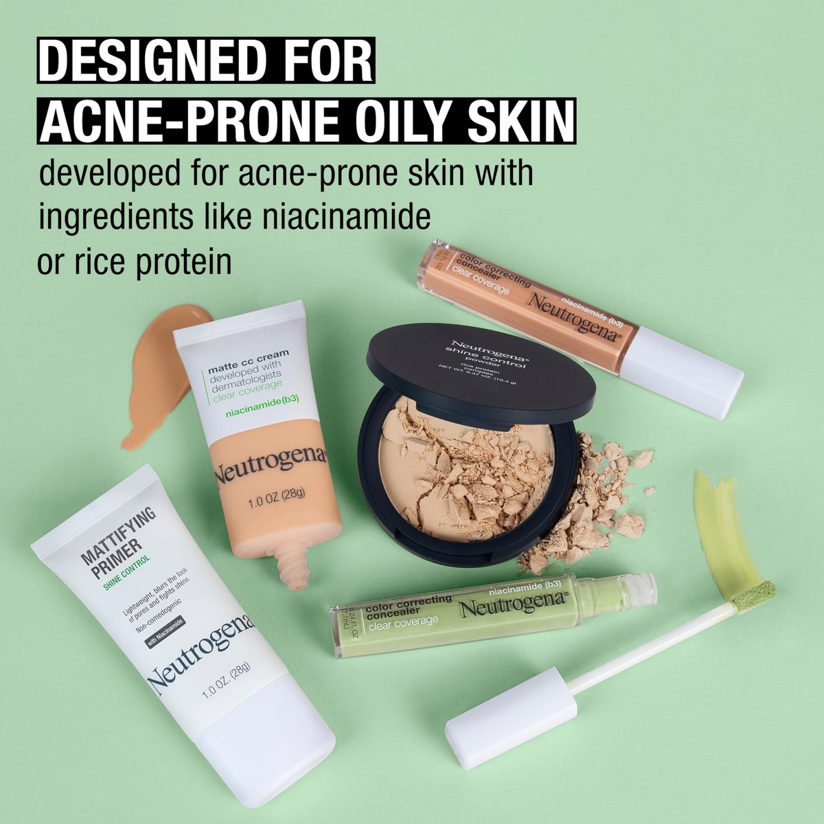 Neutrogena Mattifying Primer with Shine Control & Niacinamide - Lightweight Pore Blurring Face Primer, 1 oz - görsel 15