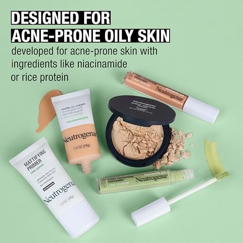Neutrogena Mattifying Primer with Shine Control & Niacinamide - Lightweight Pore Blurring Face Primer, 1 oz - görsel 12