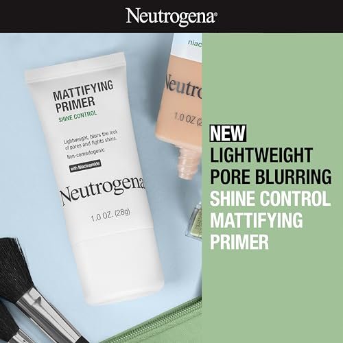Neutrogena Mattifying Primer with Shine Control & Niacinamide - Lightweight Pore Blurring Face Primer, 1 oz - görsel 4