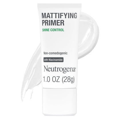 Neutrogena Mattifying Primer with Shine Control & Niacinamide - Lightweight Pore Blurring Face Primer, 1 oz