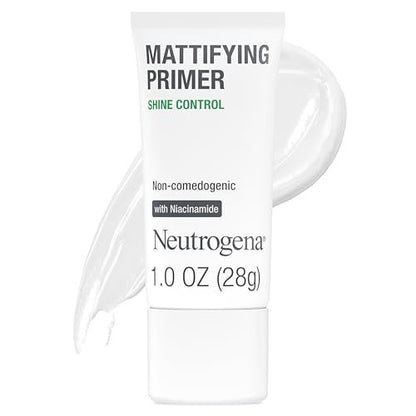 Neutrogena Mattifying Primer with Shine Control & Niacinamide - Lightweight Pore Blurring Face Primer, 1 oz