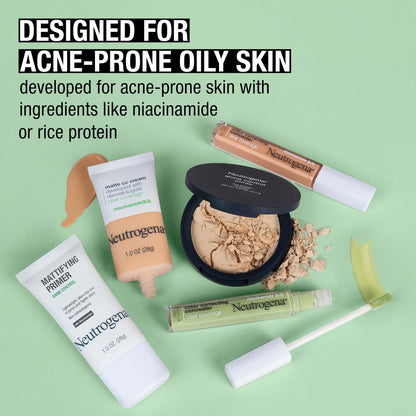 Neutrogena Mattifying Primer with Shine Control & Niacinamide - Lightweight Pore Blurring Face Primer, 1 oz