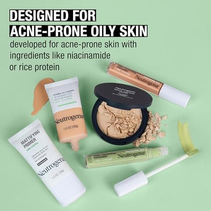 Neutrogena Mattifying Primer with Shine Control & Niacinamide - Lightweight Pore Blurring Face Primer, 1 oz