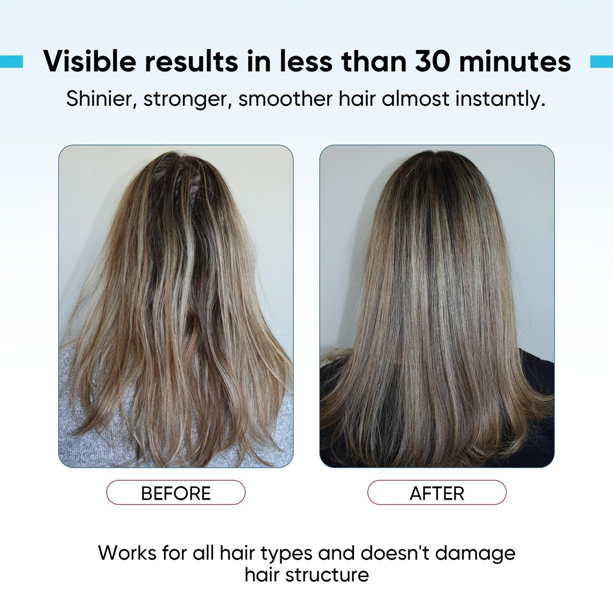 Agua de Cielo Hair Ampoules Set – Intensive Hair Treatment for Damaged Hair, Nourish, Hydrate, Repair & Growth – 4 Ampoules of 10ml Avelisse
