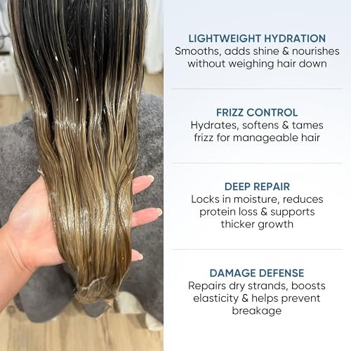 Agua de Cielo Hair Ampoules Set – Intensive Hair Treatment for Damaged Hair, Nourish, Hydrate, Repair & Growth – 4 Ampoules of 10ml Avelisse
