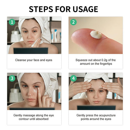 Grospe Caffeine Eye Cream for Puffiness and Bags Under Eyes - Daily Anti-Wrinkle Cream with Collagen & Peptide - Day and Night Eye Cream for Smoothing and Reducing Signs of Aging - 1.7 Fl Oz Avelisse