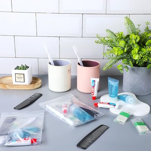 Ziliny 60-Piece Basic Toiletry Set – Homeless Hygiene Kits for Care Packages, Travel Toiletries Bulk for Men & Women, Reusable Supplies for Charity Avelisse