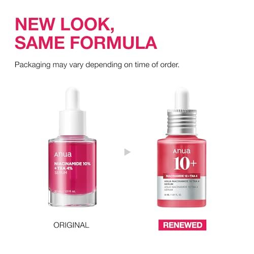Anua Niacinamide 10 + TXA 4 Serum – Dark Spot Care & Hydrating Korean Facial Serum for Glass Skin, 1.01 fl.oz Avelisse