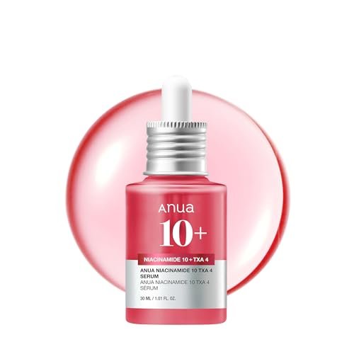 Anua Niacinamide 10 + TXA 4 Serum – Dark Spot Care & Hydrating Korean Facial Serum for Glass Skin, 1.01 fl.oz Avelisse