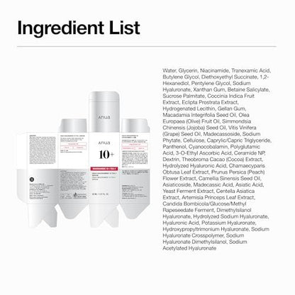 Anua Niacinamide 10 + TXA 4 Serum – Dark Spot Care & Hydrating Korean Facial Serum for Glass Skin, 1.01 fl.oz Avelisse