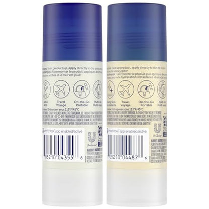 Vaseline Cocoa Shimmer Jelly Stick & All Over Body Balm Stick Bundle – Cocoa Butter Body Balm Skin Care Set (4 Piece, 20 oz) Avelisse