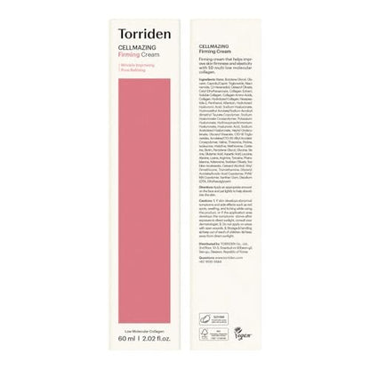Torriden CELLMAZING Collagen Firming Cream 60ml – Korean Anti-Aging Moisturizer for Saggy Pores & Wrinkles Avelisse