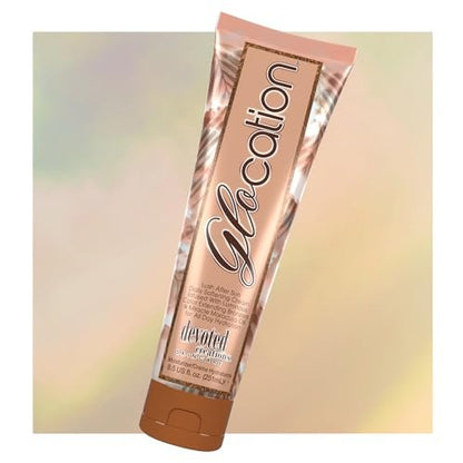 Devoted Creations Glocation Lush After Sun Daily Softening Cream - 8.5 Fl Oz Moisturizer for All Day Hydration Avelisse