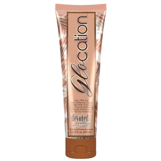 Devoted Creations Glocation Lush After Sun Daily Softening Cream - 8.5 Fl Oz Moisturizer for All Day Hydration Avelisse