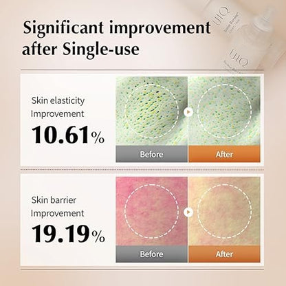 UIQ Biome Barrier Cream Mist - Microbiome-Powered Face Mist with Hyaluronic Acid & Niacinamide, Deep Hydration, Glow & Soothing, Korean Skin Care, 100ml / 3.38 fl. oz. Avelisse