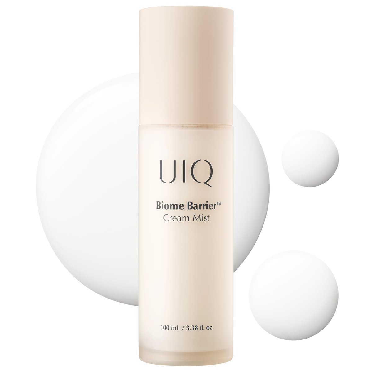 UIQ Biome Barrier Cream Mist - Microbiome-Powered Face Mist with Hyaluronic Acid & Niacinamide, Deep Hydration, Glow & Soothing, Korean Skin Care, 100ml / 3.38 fl. oz. Avelisse