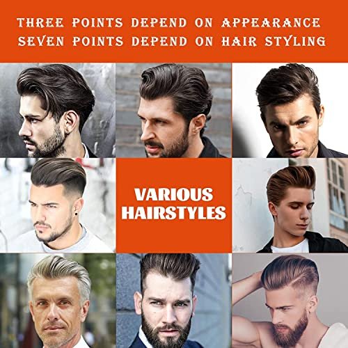 Grospe Hair Styling Gel - 2-in-1 Wax Gel with Comb, Men's Grooming Gel, Moisturizing Long Lasting Fast Build, 100 ml, Includes 4 Hair Styling Combs Avelisse