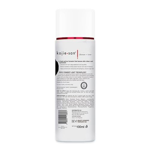 Kojie San Dual Action Cleanser and Toner - Deep Cleansing, Gentle Exfoliating, Reduces Excess Oil (100ml) - görsel 18