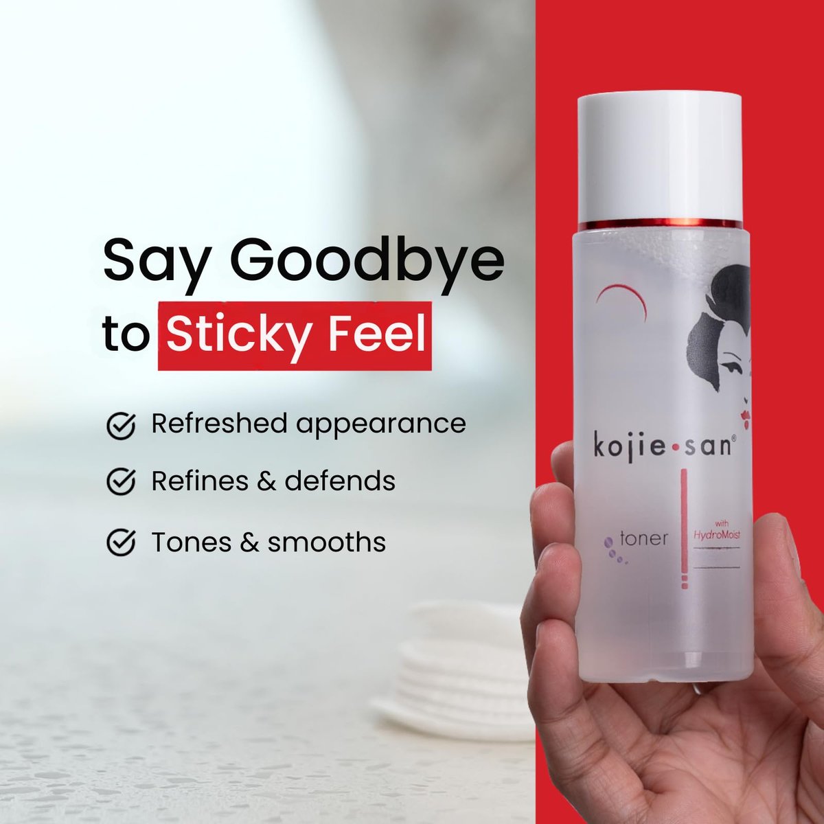 Kojie San Dual Action Cleanser and Toner - Deep Cleansing, Gentle Exfoliating, Reduces Excess Oil (100ml) - görsel 5