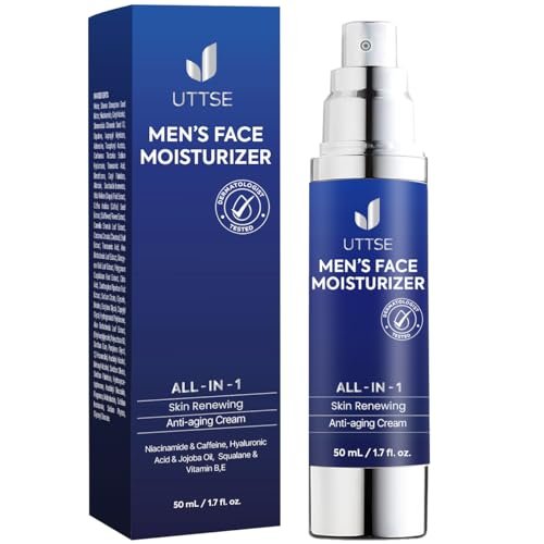 6-in-1 Face Cream for Men: Anti Aging & Wrinkle Cream with Collagen, Hyaluronic Acid, Vitamins E & B, Shea Butter - Dark Spots Remover & Eye Bags Treatment - 1.7 oz - görsel 2