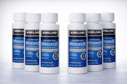 Kirkland Signature Hair Regrowth Treatment Extra Strength for Men, 5% Minoxidil Topical Solution, 2 fl oz, 6-Pack Avelisse